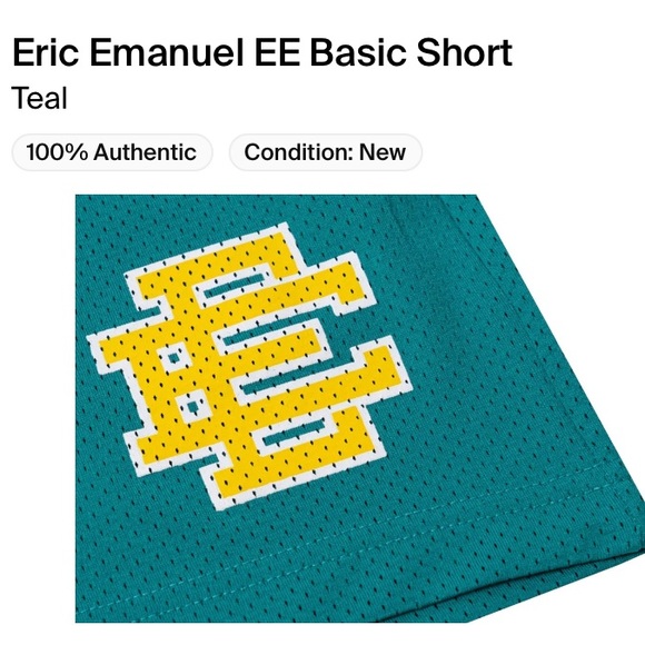Eric Emanuel Basic shirts Teal XL - Picture 2 of 2